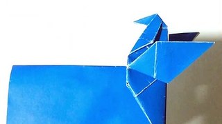 Card crane origami / Card crane hadnmade / Card crane diy / Card crane paper demo