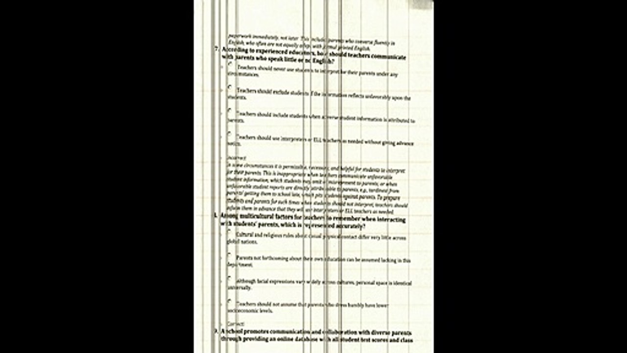 sample teacher questions
