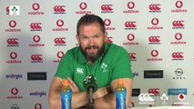 Ireland Team Press Conference - Andy Farrell