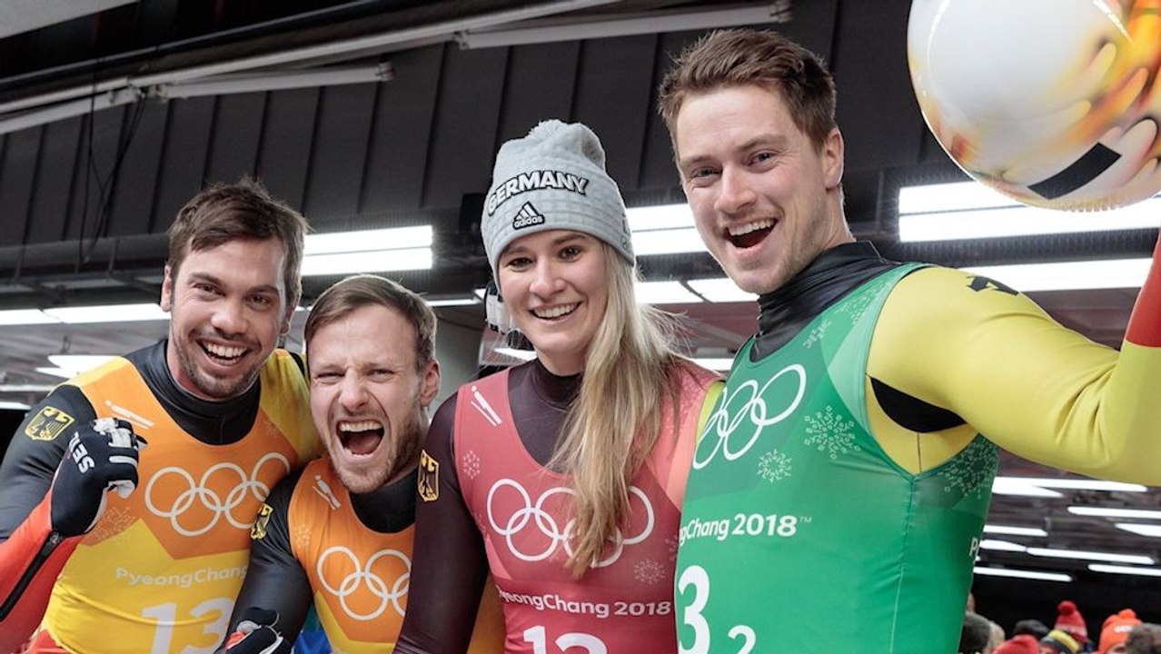 Gold für die Rodel-Teamstaffel - Geisenberger überstrahlt alle