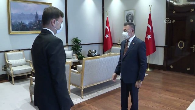 ANKARA - Cumhurbaşkanı Yardımcısı Oktay, Amerikan Şirketler Derneği yeni yönetim kurulu üyelerini kabul etti