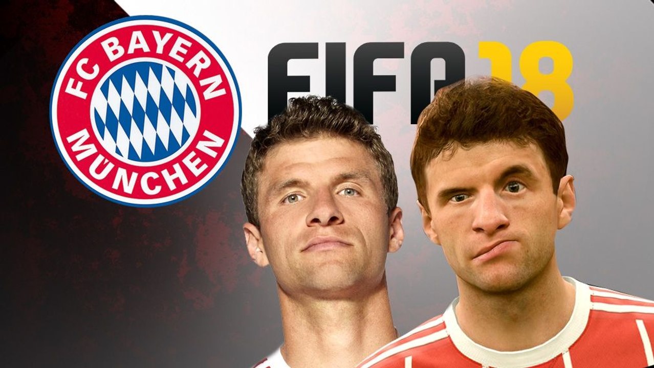 FIFA 18: Die Bayern im Fotovergleich