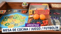 [CH] Mesa de cocina se transforma en futbolín y mesa de juego