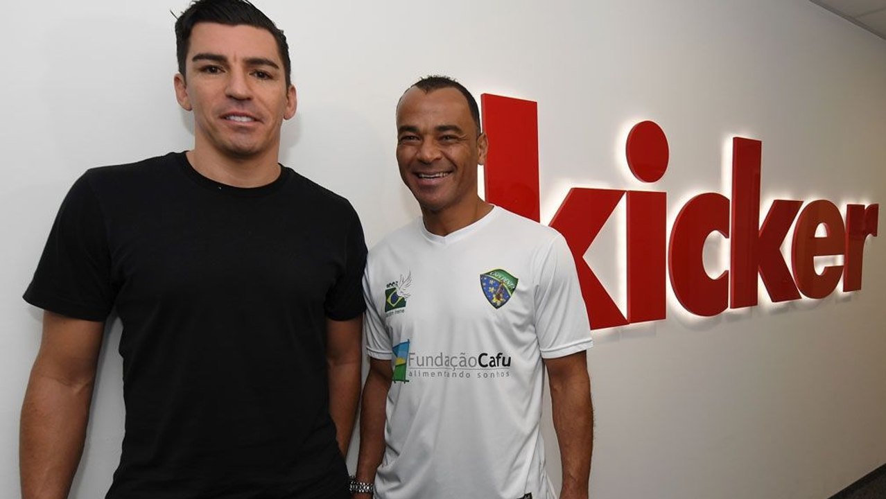 DFB-Team 'einer der Favoriten': Cafu und Lucio beim kicker