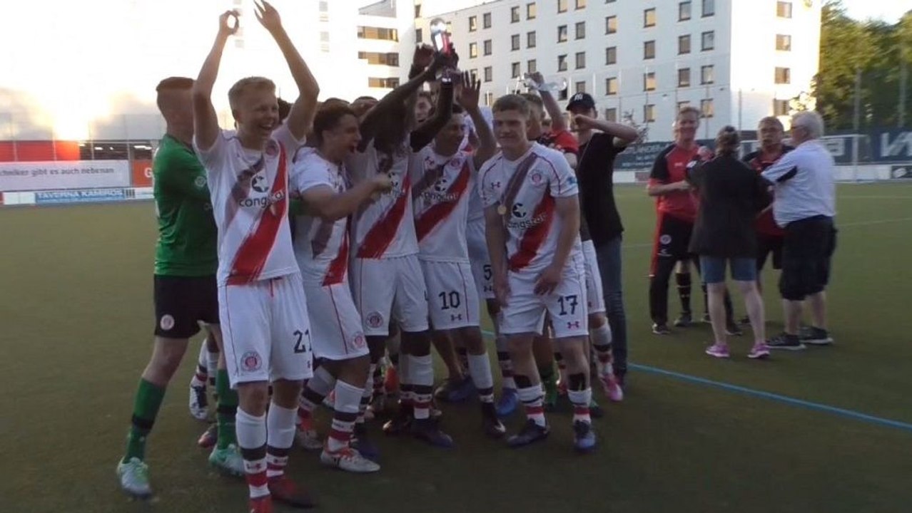 St. Pauli jubelt im Hamburger U-17-Pokal