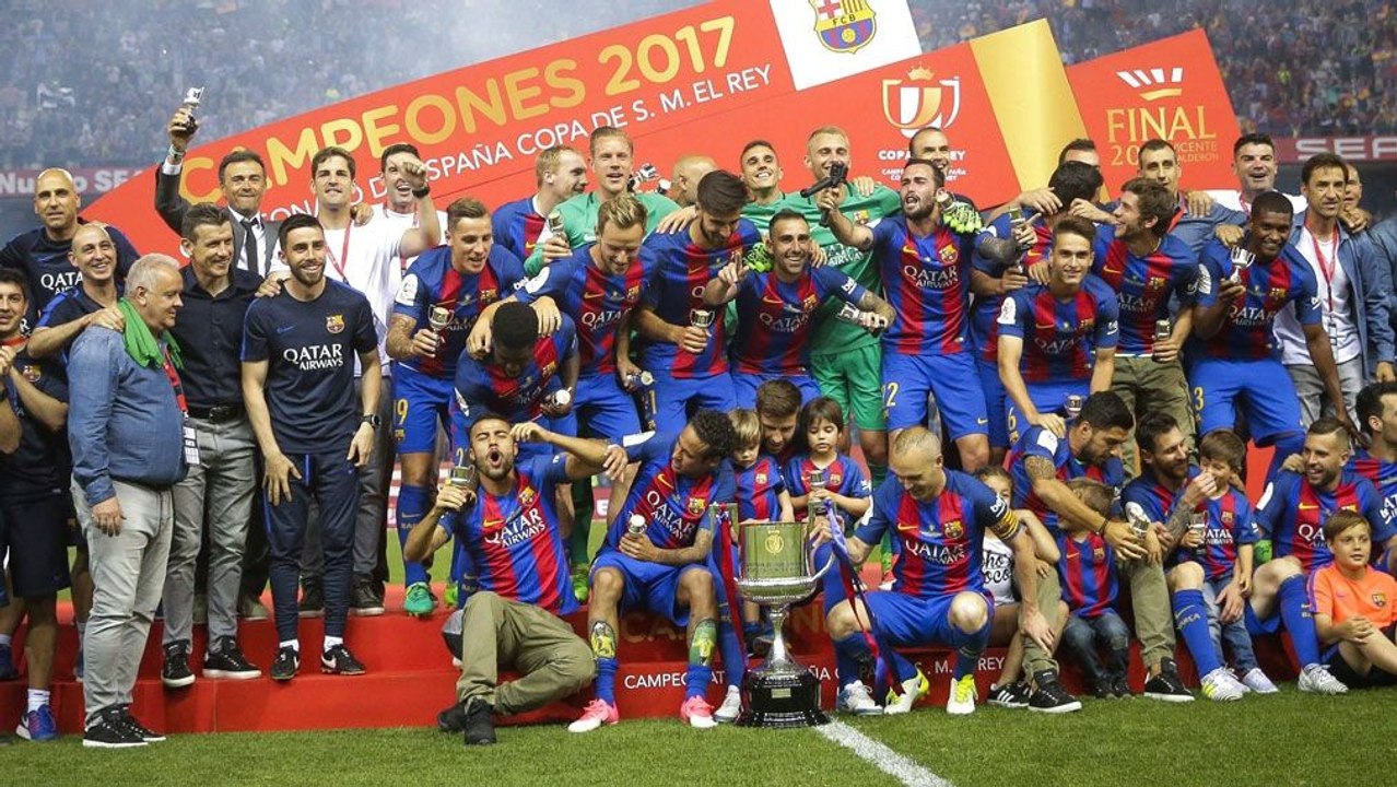 Dank Messi: Pokalsieg zum Abschied für Luis Enrique