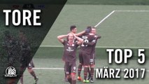 Die Top 5 Tore aus Hamburg - März 2017