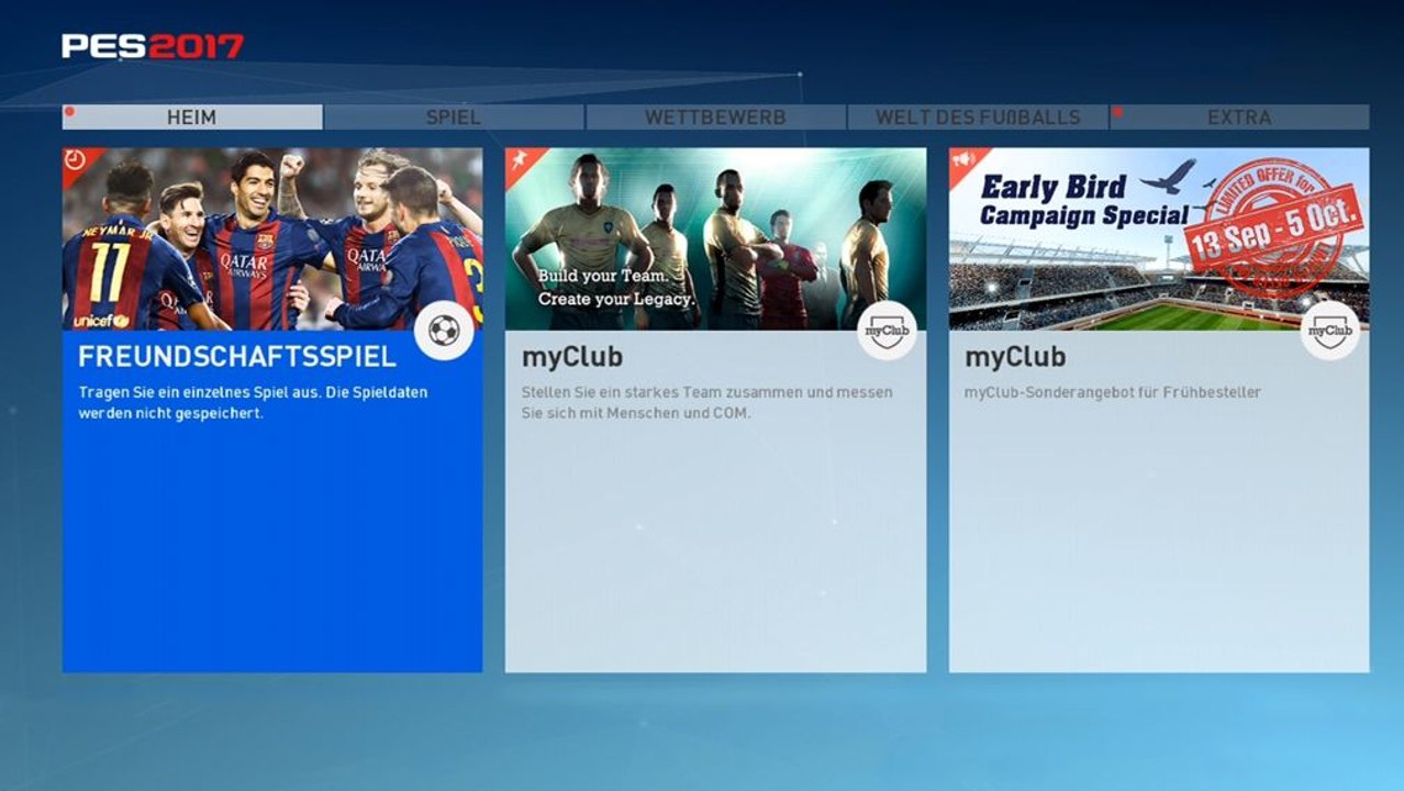 PES 2017 Tutorial: So startet Ihr ein schnelles Spiel!