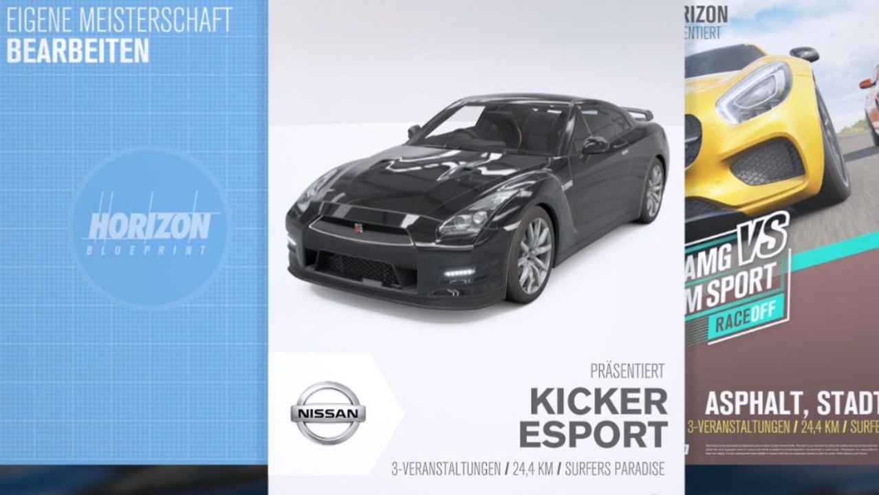 Forza Horizon 3-Tutorial: Erstellt Eure eigene Meisterschaft