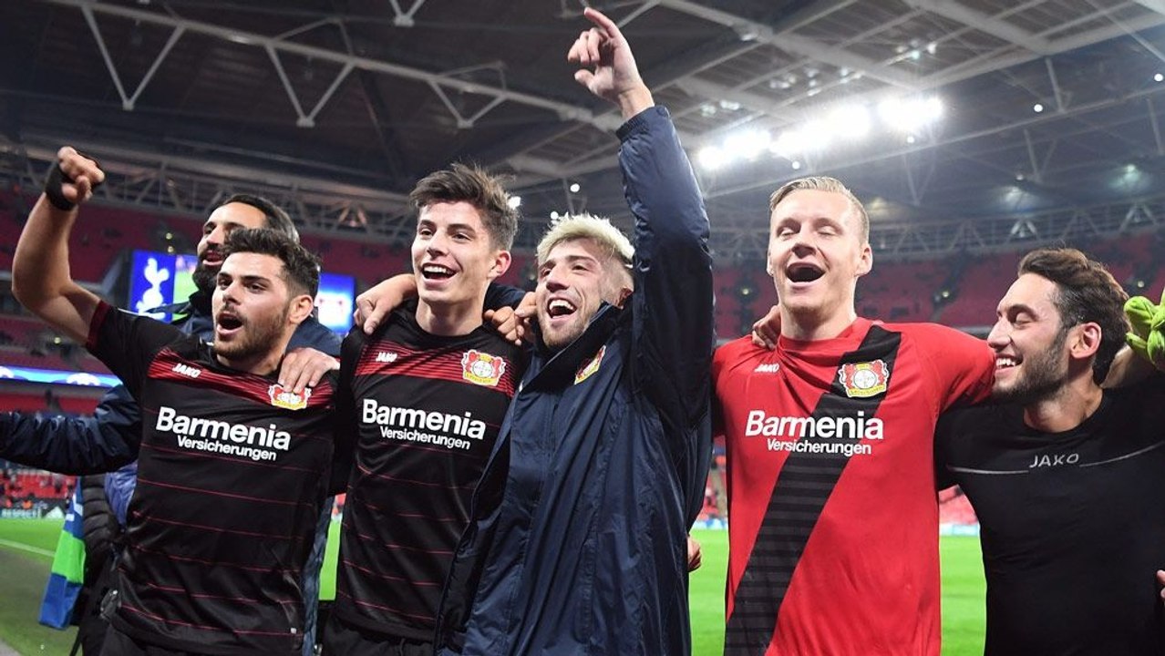 Ausrufezeichen in Wembley - Bayer vor dem Weiterkommen