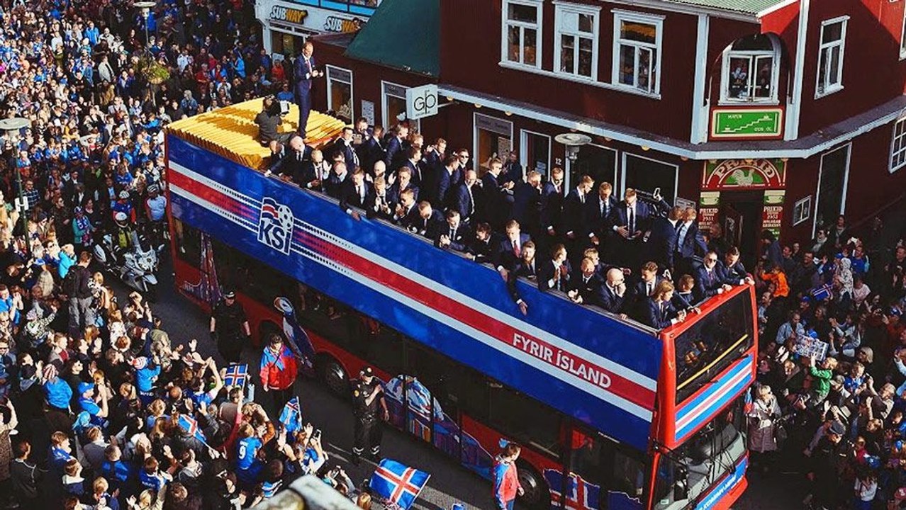 'Velkomin Heim' - Island feiert seine Helden