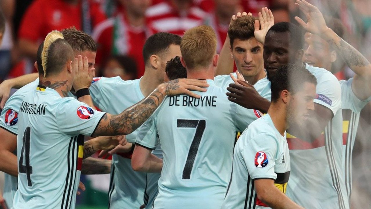 Belgiens Fans feiern: 'Jetzt trinken wir erst mal einen'