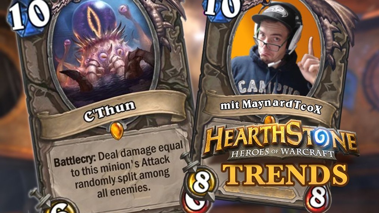 Hearthstone Trends: 'MaynardTcoX' zeigt seine Top10