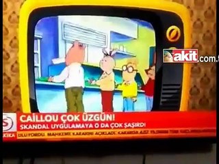 Paralel medyadan Caillou'ya skandal seslendirme!