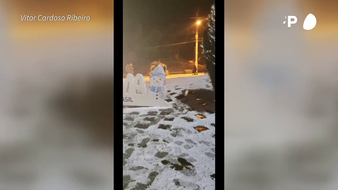 Neve no sul do Brasil