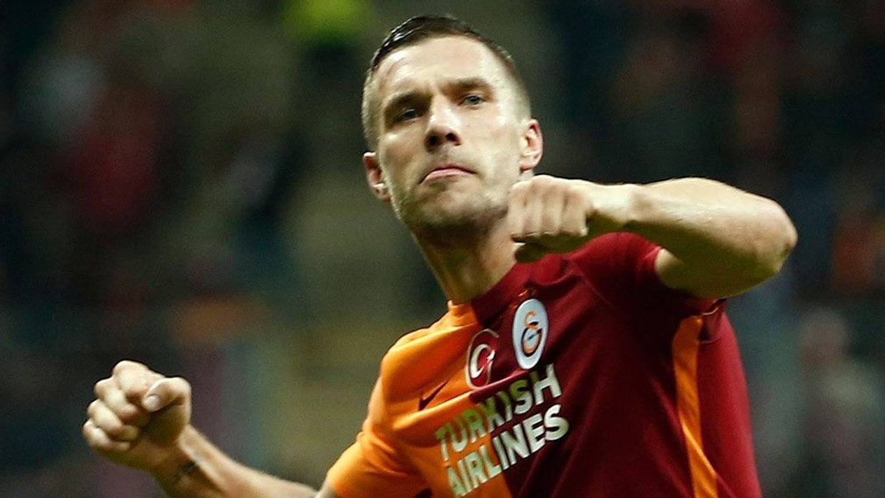 Im Video: Podolskis Gala im türkischen Pokal