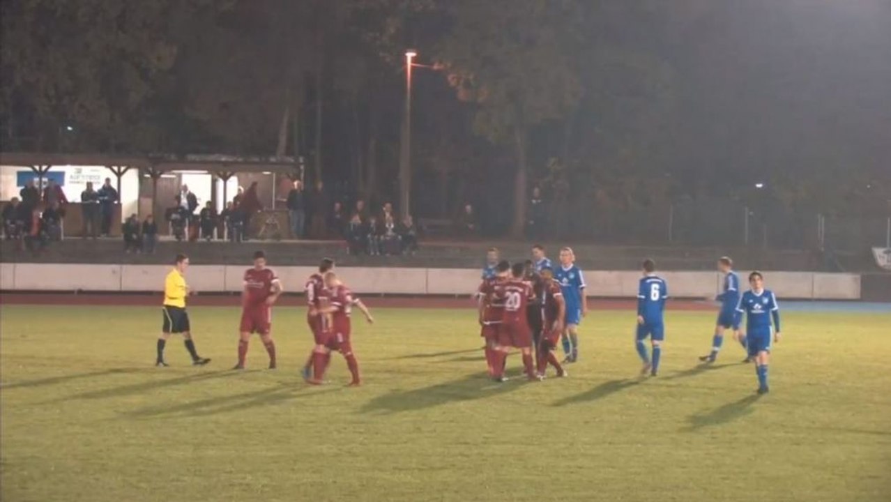 Freistoßknaller: Kemo Kranich in Action