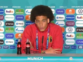 Quarts - Witsel : "L'objectif ? Faire mieux qu'en Russie"
