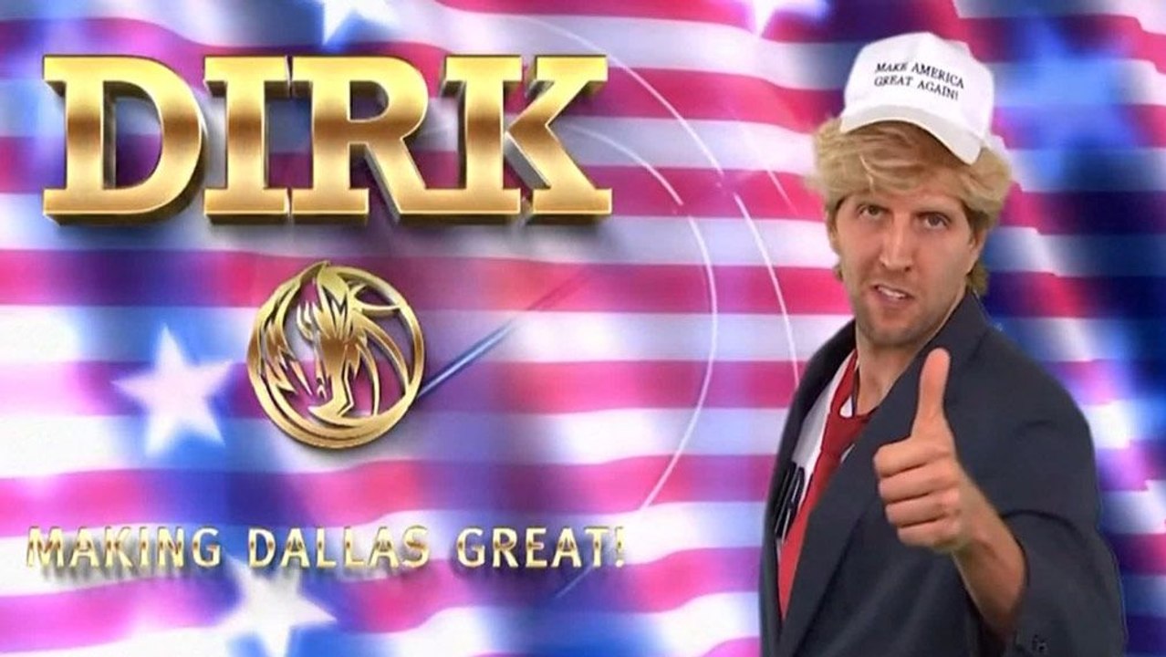 Dirk Nowitzki parodiert Trump