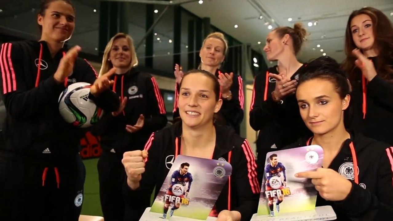 'Alter, der war stark!' DFB-Frauen zocken FIFA 16