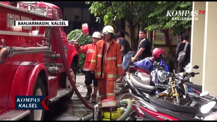 Kebakaran di Mapolresta Banjarmasin, Bangunan Reserse Kriminal Diamuk Si Jago Merah