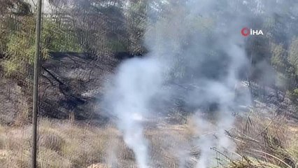 Son dakika haber: Kadın itfaiye erinin yangınla imtihanı