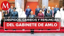 Así se encuentra el gabinete de AMLO tres años después...