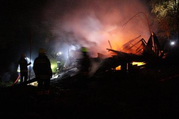 Bolu'da yaylada ahşap ev yandı