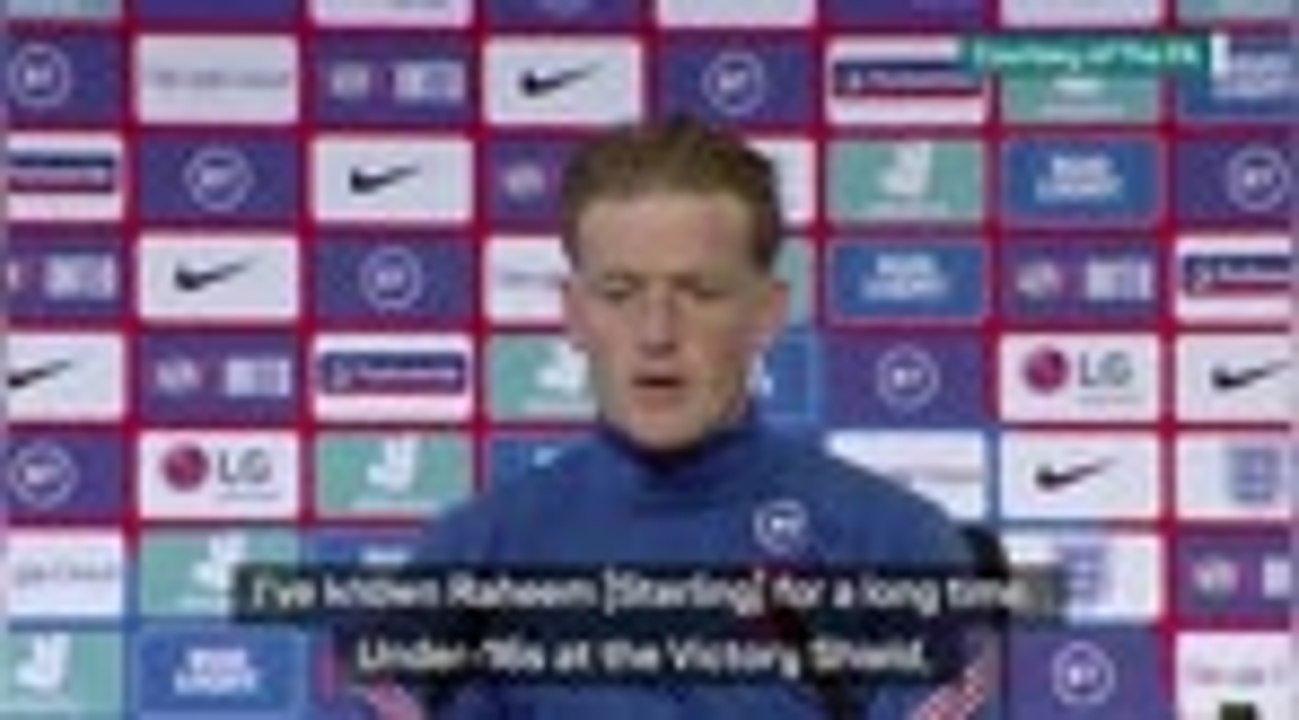 Pickford hails 'brilliant' Sterling ahead of Ukraine Euro quarter-final