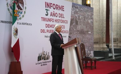 Informe de López Obrador a tres años de su triunfo electoral
