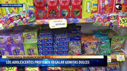 Los adolescentes prefieren regalar gomitas dulces