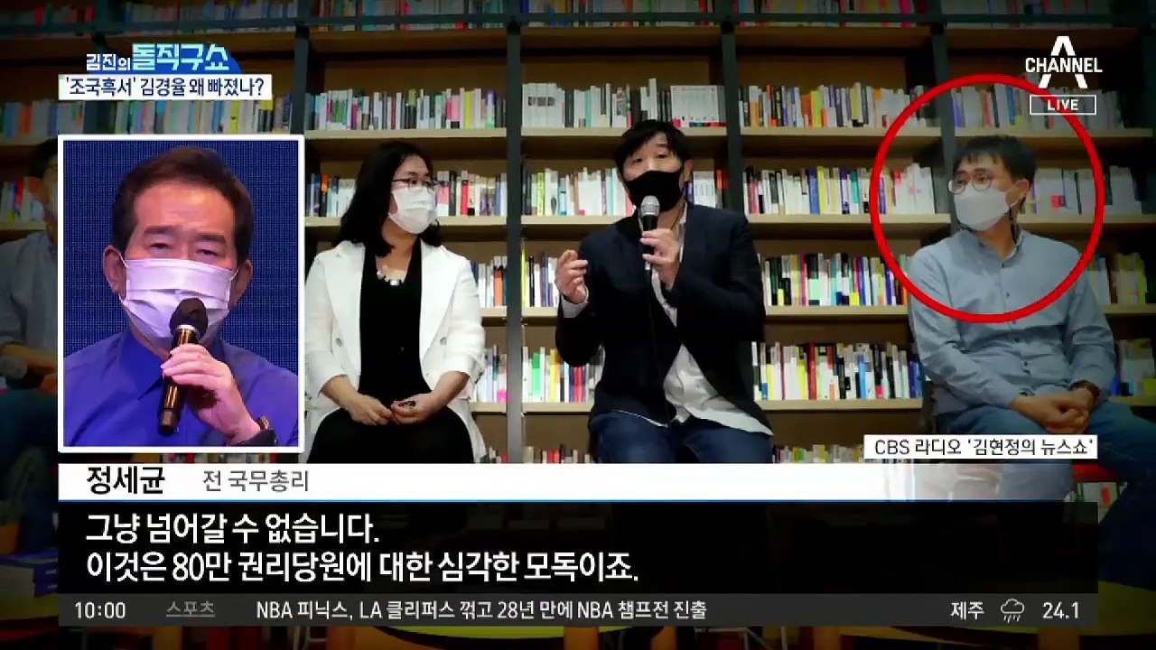 與, ‘조국 흑서’ 김경율 면접관 취소 소동