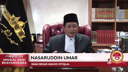 Ucapan Hari Bhayangkara ke 75 : Imam Besar Masjid Istiqlal