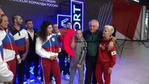 أولمبياد طوكيو 2020: فريق الجودو الروسي بالزي الرسمي الجديد قبل السفر إلى اليابان