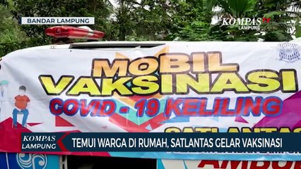 Temui Warga di Rumah, Satlantas Gelar Vaksinasi Covid 19