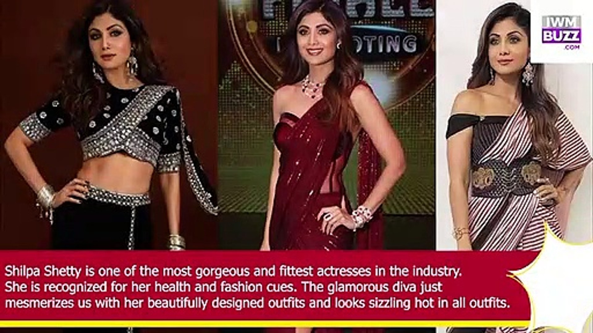 Times When Shilpa Shetty Experimented With Sarees And Fans Went Wow - video  Dailymotion