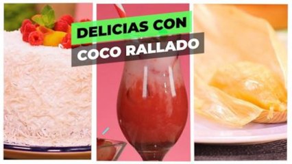 Delicias con coco rayado. | Cocina Delirante
