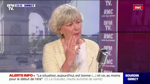 Dominique Le Guludec considère qu' il faudra envisager la vaccination obligatoire en fonction de la situation épidémique
