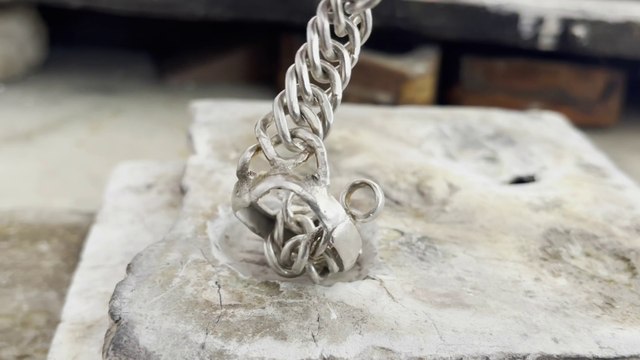 Handmade silver twisted bangle | how to make silver bracelet | silver bracelet making