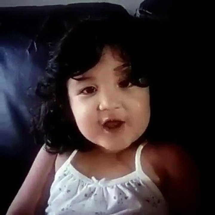is she singing?