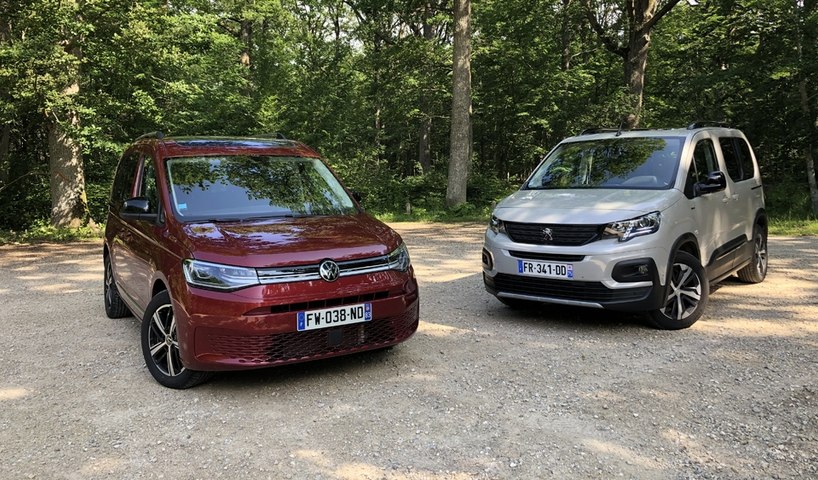 Comparatif vidéo - Volkswagen Caddy vs Peugeot...