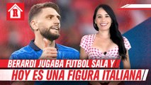 Domenico Berardi jugaba futbol sala y ahora es figura de la Selección Italiana