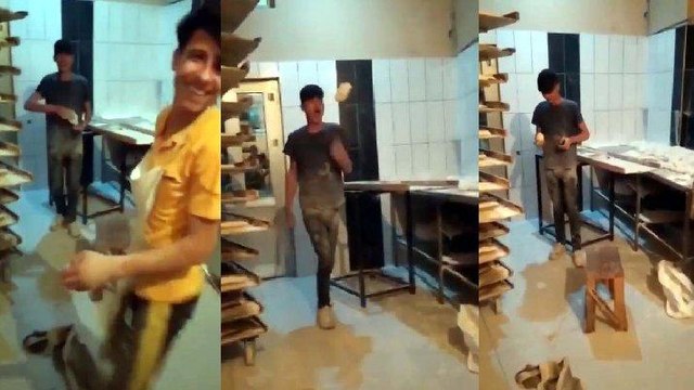 Fırında skandal görüntü Soruşturma başlatıldı
