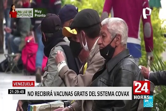 Venezuela queda fuera de lista de Covax Facility para recibir vacunas gratuitas