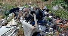 Prizzi (PA) - Sequestrata discarica abusiva di rifiuti speciali pericolosi (02.07.21)