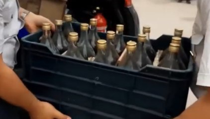 Bari - Alcol etilico sequestrato e donato a ospedale (02.07.21)