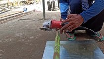 Tutorial menggunakan gerinda potong yang benar