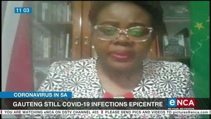 Gauteng still COVID-19 infections epicentre