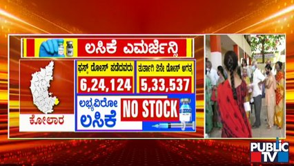 No Stock Of Covid-19 Vaccine In Kolar & Hassan Districts