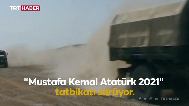 Bakü'de Mustafa Kemal Atatürk 2021 tatbikatı